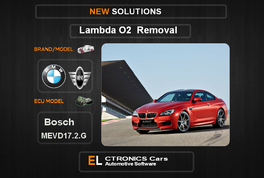 Lambda O2 removal Bmw-Mini Bosch MEVD17.2.G Electronics cars Automotive software