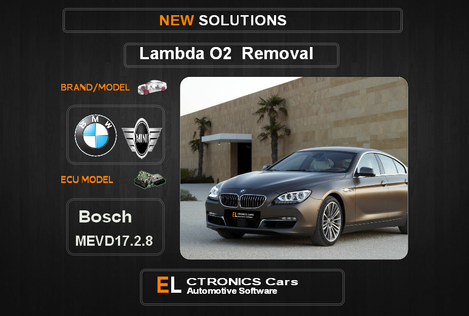 Lambda O2 removal Bmw-Mini Bosch MEVD17.2.8 Electronics cars Automotive software