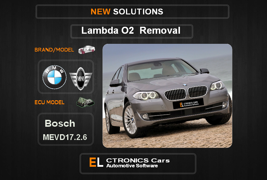 Lambda O2 removal Bmw-Mini Bosch MEVD17.2.6 Electronics cars Automotive software