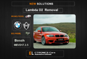 Lambda O2 removal Bmw-Mini Bosch MEVD17.2.5 Electronics cars Automotive software