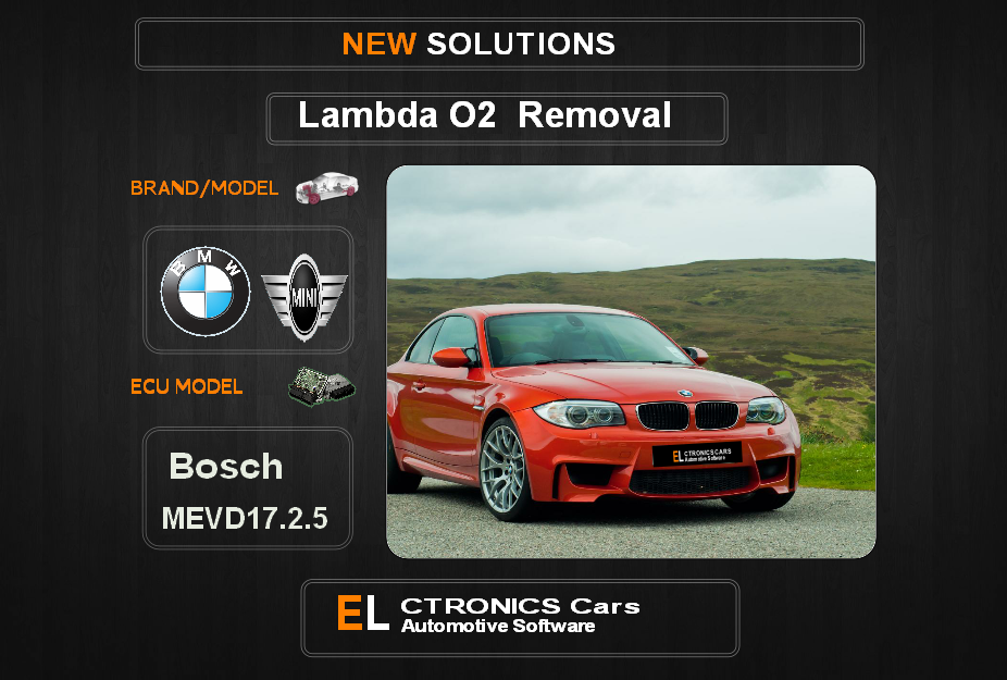 Lambda O2 removal Bmw-Mini Bosch MEVD17.2.5 Electronics cars Automotive software