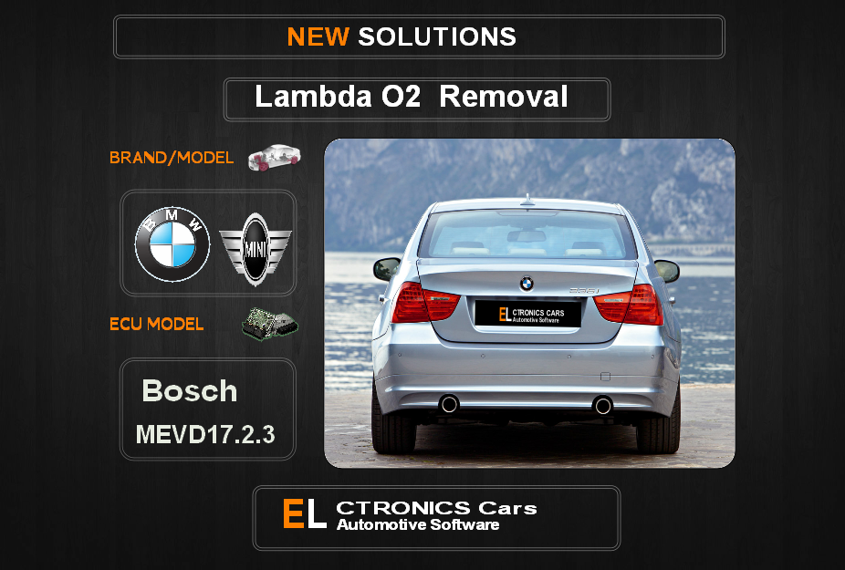 Lambda O2 removal Bmw-Mini Bosch MEVD17.2.3 Electronics cars Automotive software