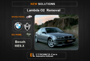 Lambda O2 removal Bmw-Mini Bosch ME9.X Electronics cars Automotive software