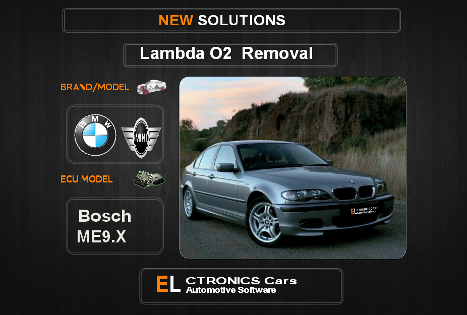 Lambda O2 removal Bmw-Mini Bosch ME9.X Electronics cars Automotive software
