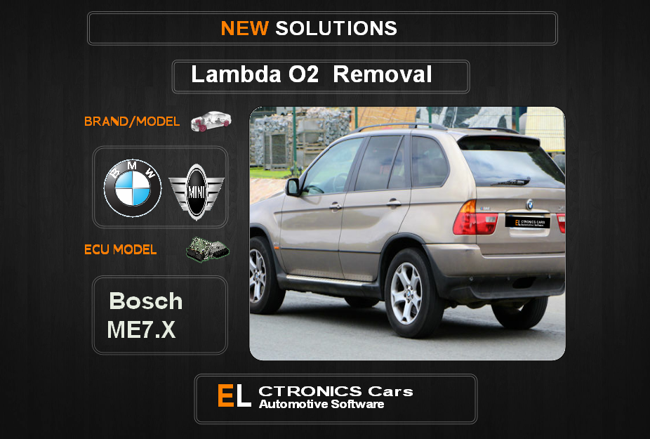 Lambda O2 removal Bmw-Mini Bosch ME7.X Electronics cars Automotive software