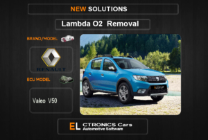 Lambda O2 removal Renault-Dacia Valeo V50 Electronics cars Automotive software