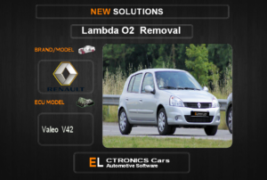 Lambda O2 removal Renault-Dacia Valeo V42 Electronics cars Automotive software