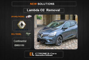 Lambda O2 removal Renault-Dacia Continental EMS3150 Electronics cars Automotive software