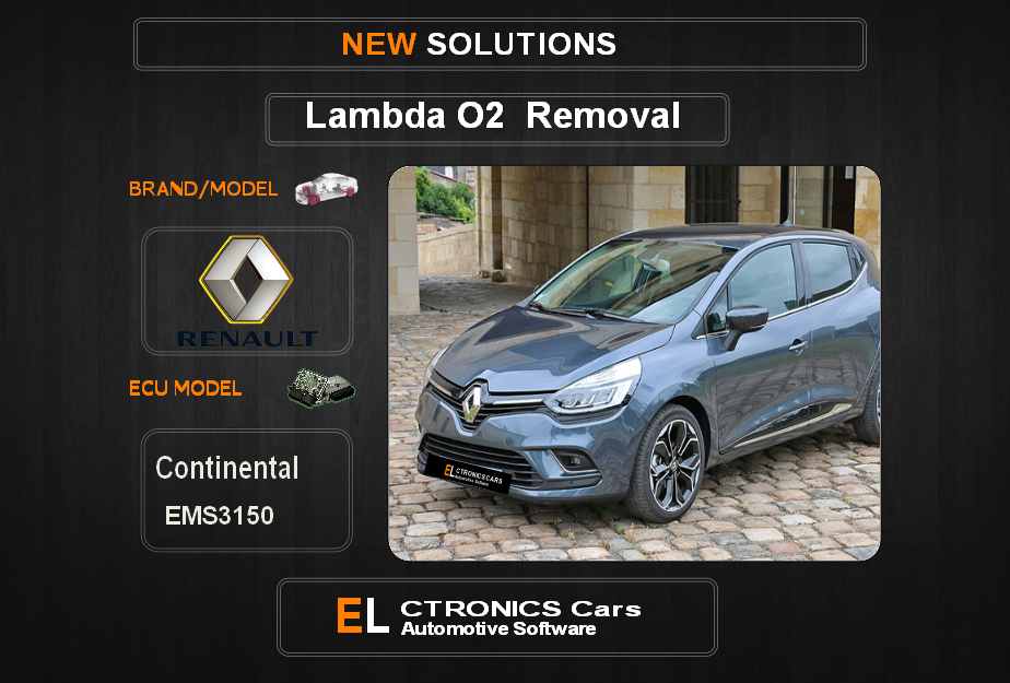 Lambda O2 removal Renault-Dacia Continental EMS3150 Electronics cars Automotive software