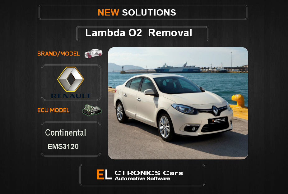 Lambda O2 removal Renault-Dacia Continental EMS3120 Electronics cars Automotive software