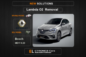 Lambda O2 removal Renault-Dacia Bosch ME17.9.20 Electronics cars Automotive software