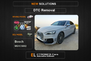 DTC OFF Volkswagen-Group Bosch MG1CS002 Electronics cars Automotive software