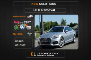 DTC OFF Volkswagen-Group Bosch MG1CS001 Electronics cars Automotive software