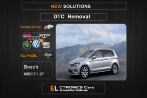 DTC OFF Volkswagen-Group Bosch MED17.1.27 Electronics cars Automotive software