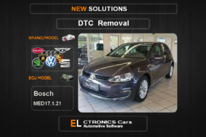 DTC OFF Volkswagen-Group Bosch MED17.1.21 Electronics cars Automotive software