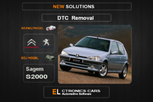 DTC OFF Peugeot-Citroen Sagem S2000 Electronics cars Automotive software