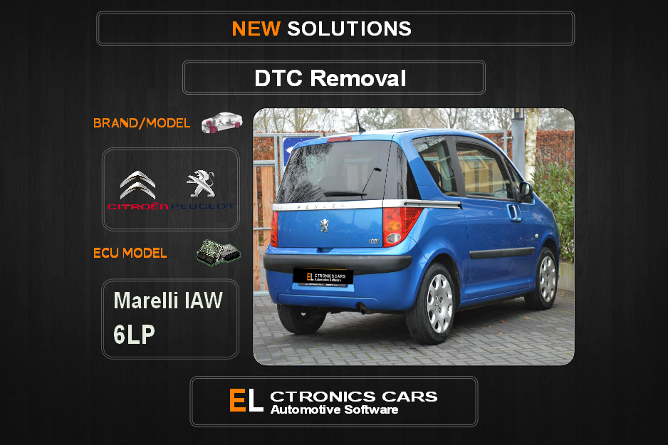 DTC OFF Peugeot-Citroen Marelli IAW6LP Electronics cars Automotive software