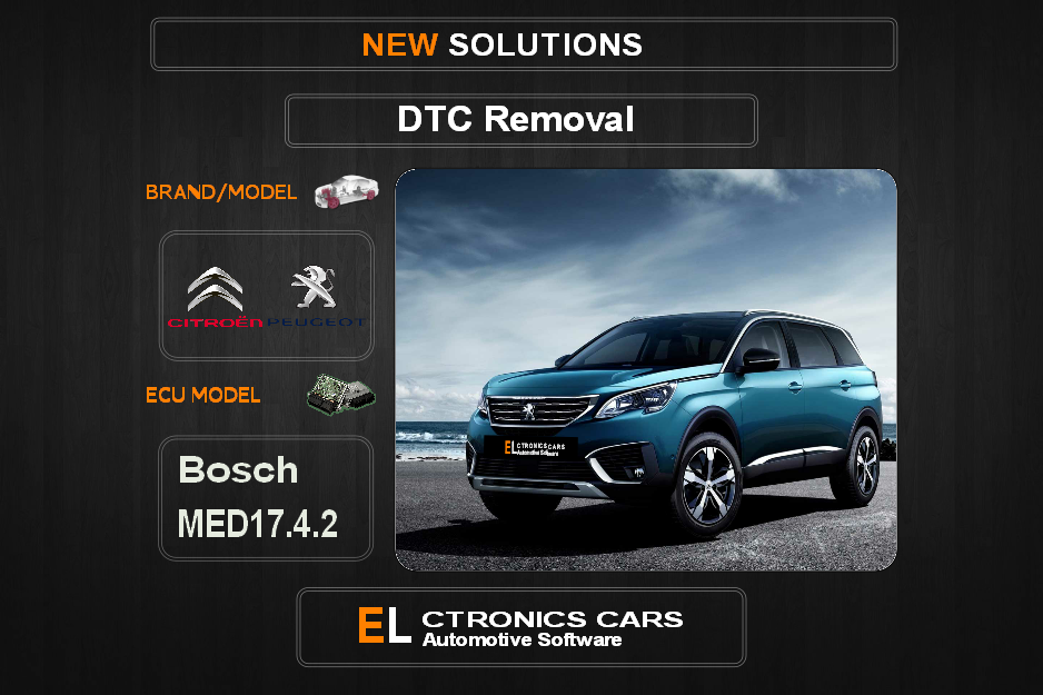 DTC OFF Peugeot-Citroen Bosch MED17.4.2 Electronics cars Automotive software