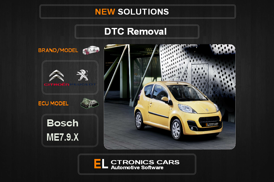 DTC OFF Peugeot-Citroen Bosch ME7.9.X Electronics cars Automotive software