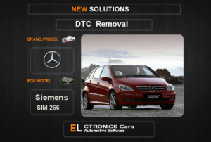 DTC OFF Mercedes Siemens SIM266 Electronics cars Automotive software