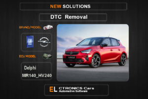 DTC OFF GM-Opel Delphi MR140 Electronics cars Automotive software