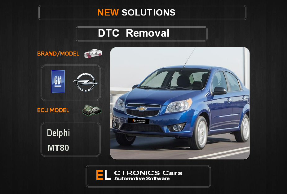 DTC OFF GM-Opel Delphi MT80 Electronics cars Automotive software