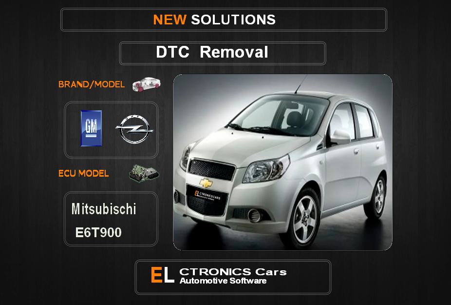 DTC OFF GM-Opel Mitsubischi E6T900 Electronics cars Automotive software