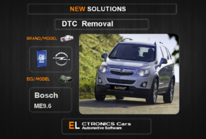 DTC OFF GM-Opel Bosch ME9.6 Electronics cars Automotive software