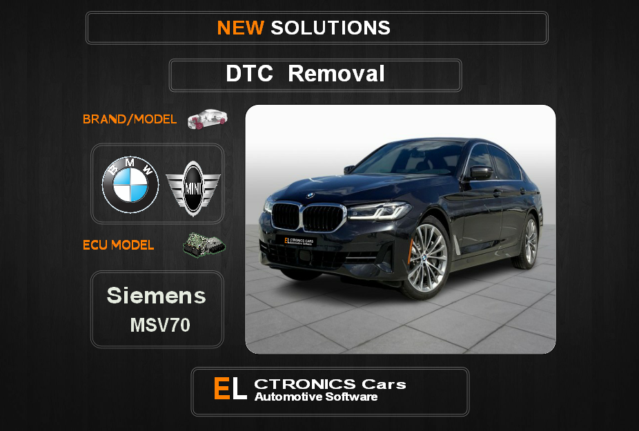 DTC OFF Bmw-Mini Siemens MSV70 Electronics cars Automotive software