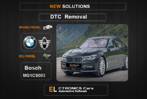 DTC OFF Bmw-Mini Bosch MG1CS003 Electronics cars Automotive software