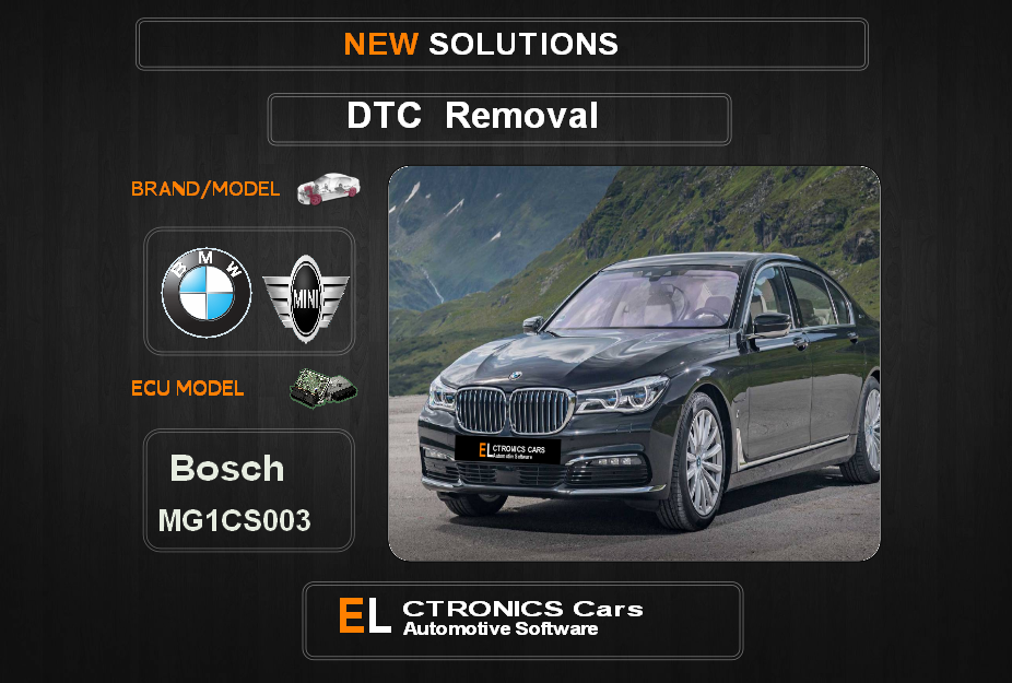 DTC OFF Bmw-Mini Bosch MG1CS003 Electronics cars Automotive software