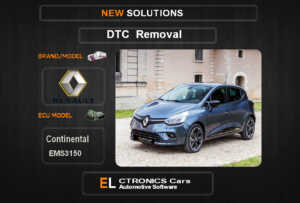 DTC OFF Renault-Dacia Continental EMS3150 Electronics cars Automotive software