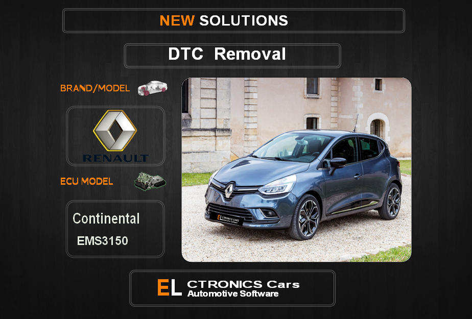 DTC OFF Renault-Dacia Continental EMS3150 Electronics cars Automotive software
