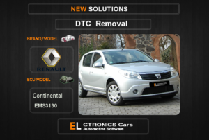 DTC OFF Renault-Dacia Continental EMS3130 Electronics cars Automotive software