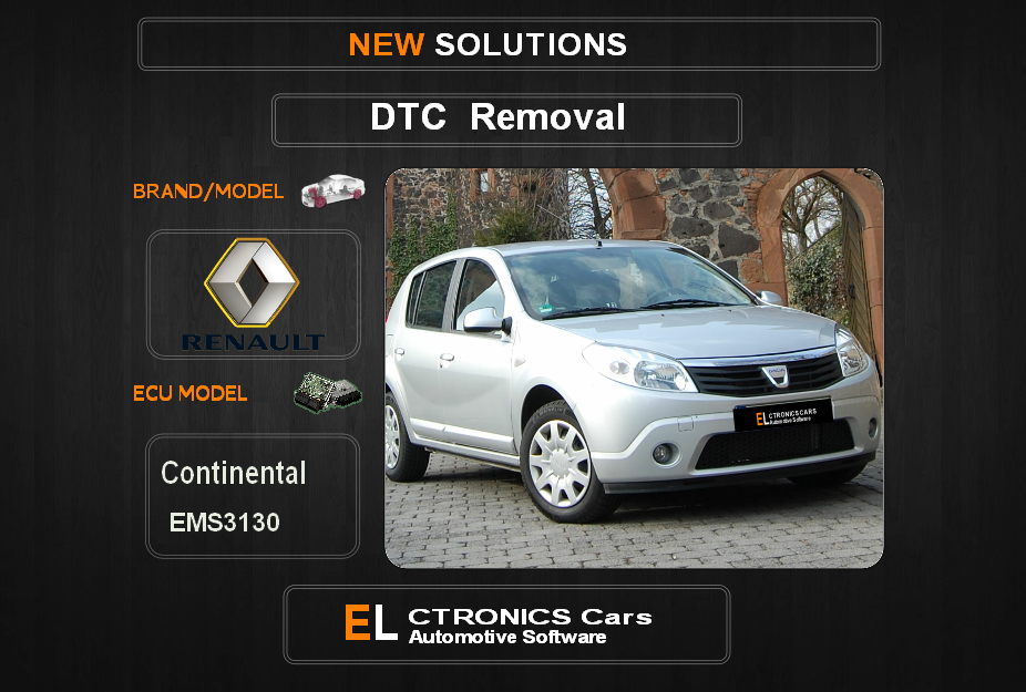 DTC OFF Renault-Dacia Continental EMS3130 Electronics cars Automotive software