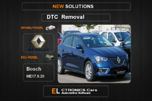 DTC OFF Renault-Dacia Bosch ME17.9.20 Electronics cars Automotive software