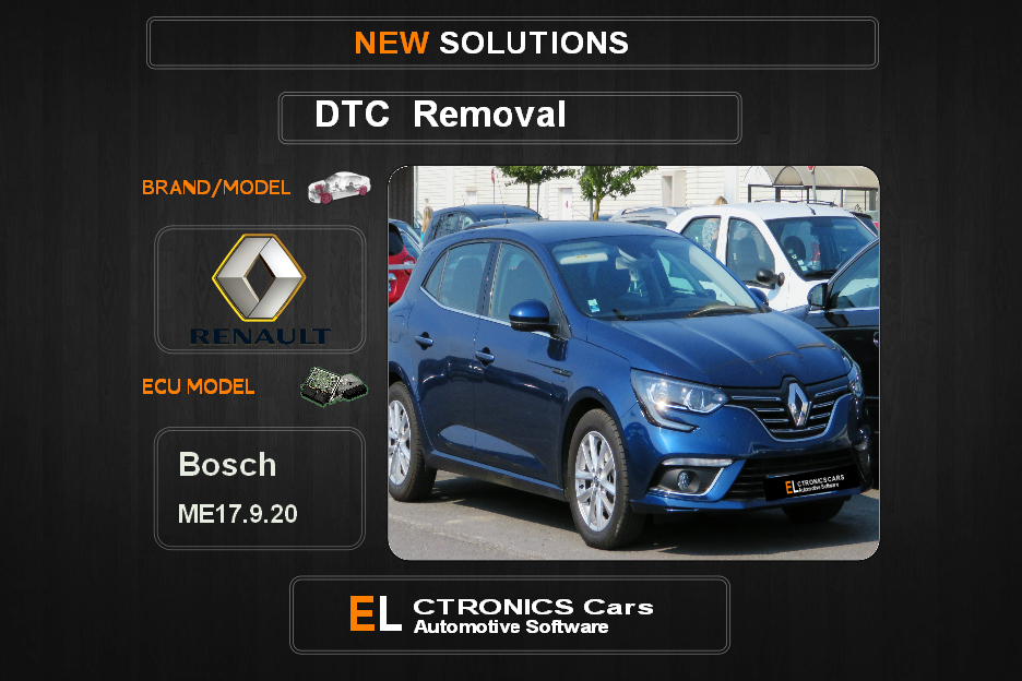 DTC OFF Renault-Dacia Bosch ME17.9.20 Electronics cars Automotive software