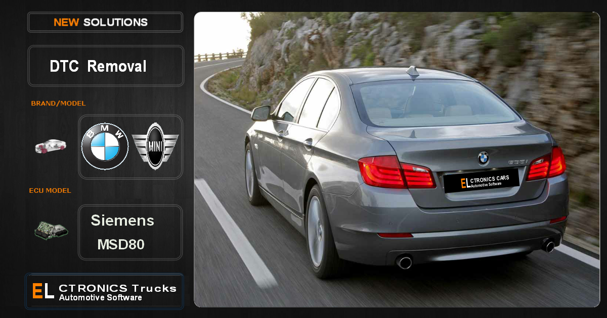 DTC OFF Bmw-Mini Siemens MSD80 Electronics cars software