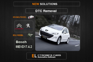 DTC OFF Peugeot-Citroen Bosch MEVD17.4.2 Electronics cars Automotive software