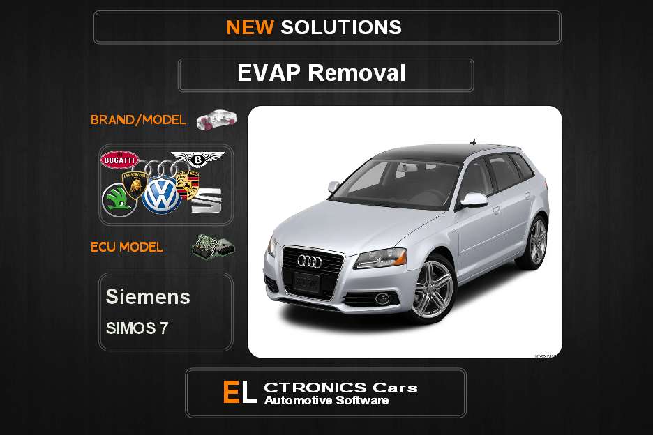 Evap OFF Volkswagen-Group Siemens  Simos 7 Electronics cars Automotive software