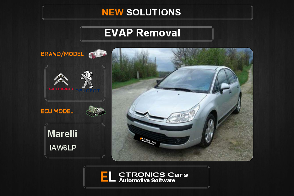 Evap OFF Peugeot-Citroen Marelli IAW6LP Electronics cars Automotive software