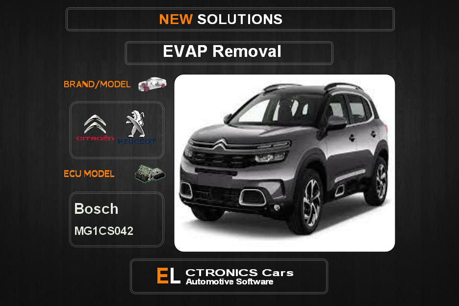 Evap OFF Peugeot-Citroen Bosch MG1CS042 Electronics cars Automotive software