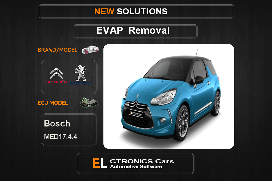 Evap OFF  Peugeot-Citroen Bosch MED17.4.4 Electronics cars Automotive software
