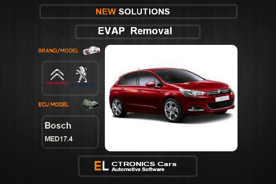 Evap OFF  Peugeot-Citroen Bosch MED17.4 Electronics cars Automotive software