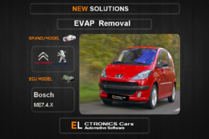 Evap OFF  Peugeot-Citroen Bosch ME7.4.X Electronics cars Automotive software