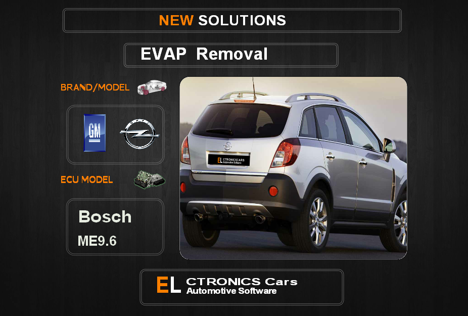 Evap OFF GM-Opel Bosch ME9.6 Electronics cars Automotive software