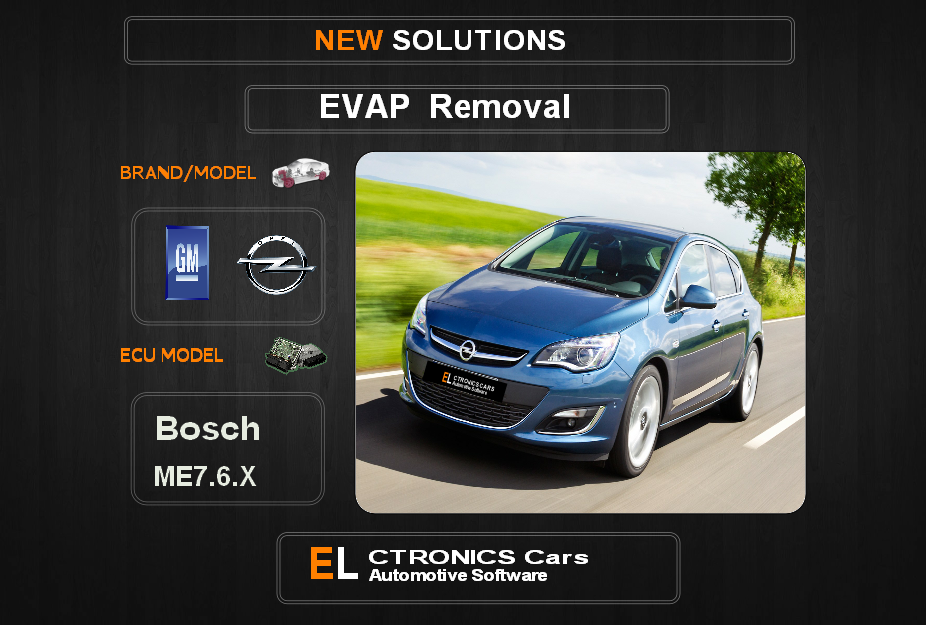 Evap OFF GM-Opel Bosch ME7.6.X Electronics cars Automotive software