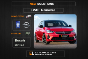 Evap OFF GM-Opel Bosch ME1.5.5 Electronics cars Automotive software