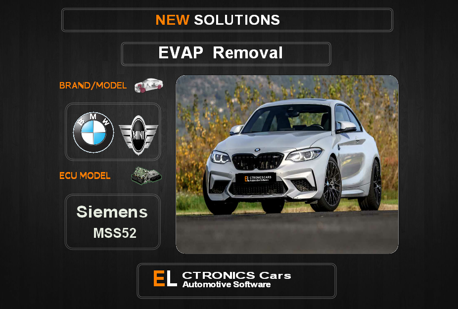 Evap OFF Bmw-Mini Siemens MSS52 Electronics cars Automotive software