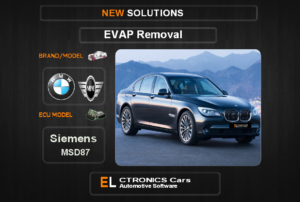 Evap OFF Bmw-Mini Siemens MSD87 Electronics cars Automotive software